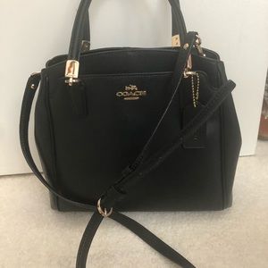 Black coach purse